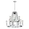 Maxim Lighting Haven 9-Light 27" Wide Black / Satin Nickel Chandelier 11737BKSN - alternate 1